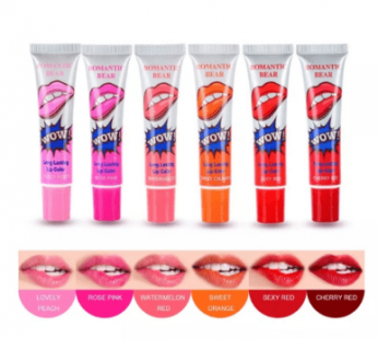 Pack of 6 WoW Peel Off Lip Gloss Set