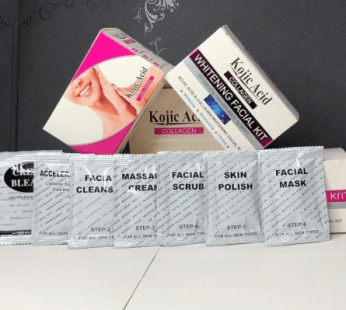 Kojic Acid Collagen Whitening Sachet Facial Kit