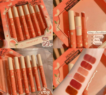 Heng Fang 6 Pcs Orange Pench lipstick