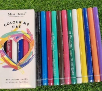 Miss Demi Pack of 12  Color Me Marker Liner