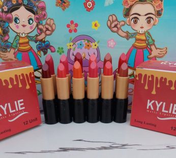 Kylie Matte Lipstick Pack of 12 Set