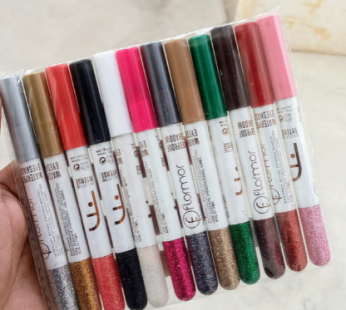 Flormar Pack of 12 Thick Glittery Pencils